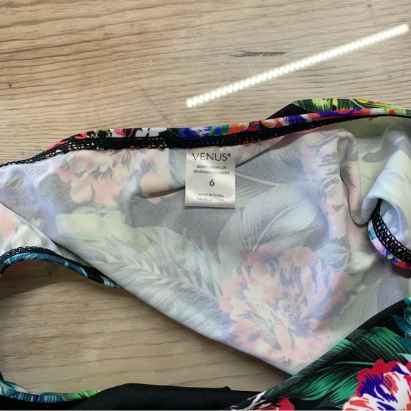 NWT Venus Classic Scoop Front Tropical Bikini Bottom - Picture 7 of 9